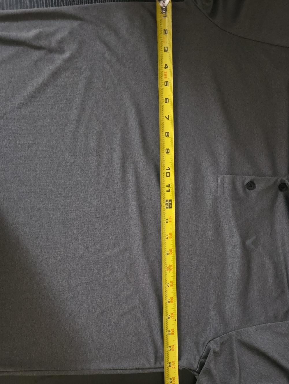Callaway Men’s Charcoal Gray Polo Shirt - Picture 7 of 7